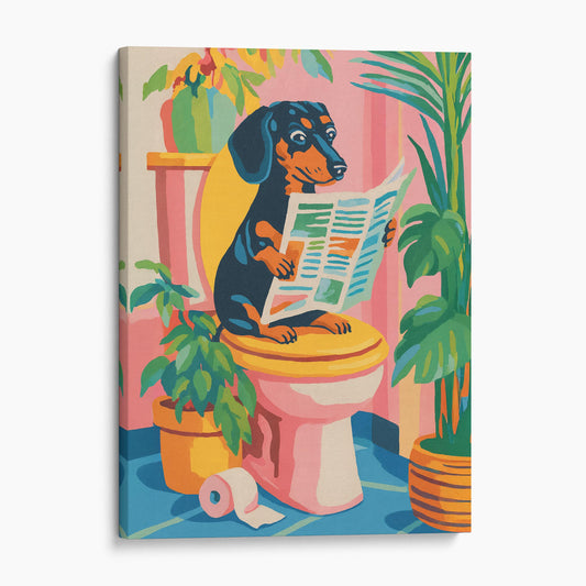 Dachshund On The Phone On The Toilet Henri Matisse
