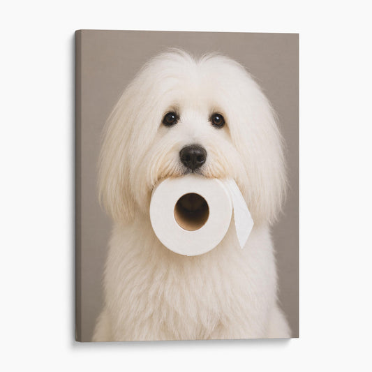 Coton de Tulear Dog Toilet Paper
