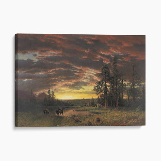 Evening on the Prairie by Albert Bierstadt