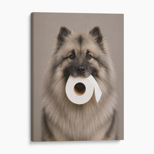 Keeshond Dog Toilet Paper