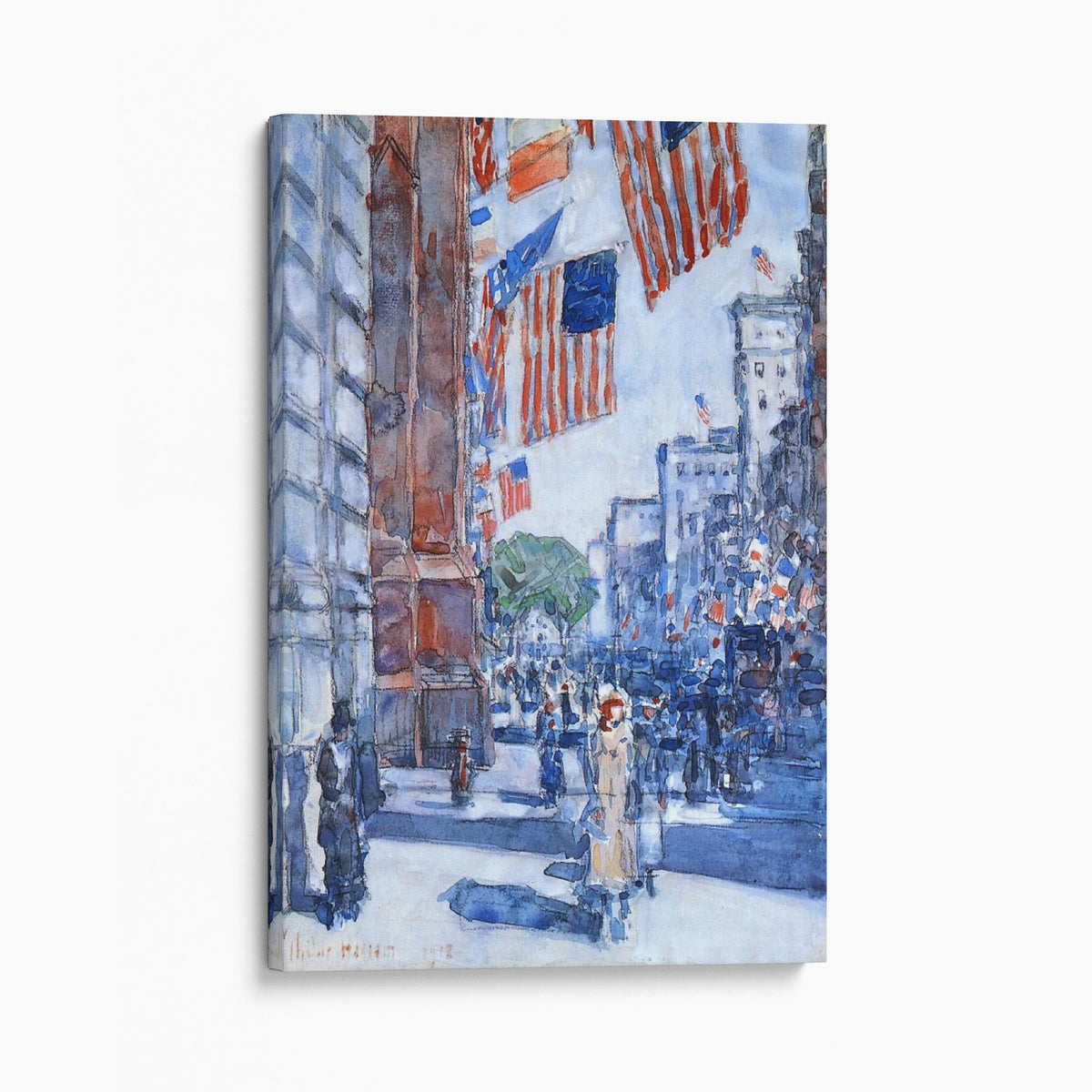 Flags, Fifth Avenue, 1918 - Childe Hassam