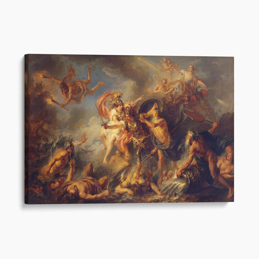 Fury of Achilles by Charles-Antoine Coypel