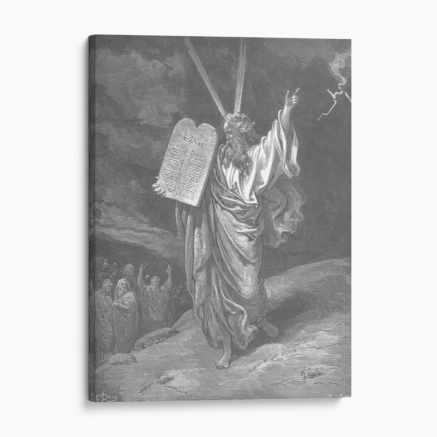 Moses Comes Down from Mount Sinai - Gustave Dore