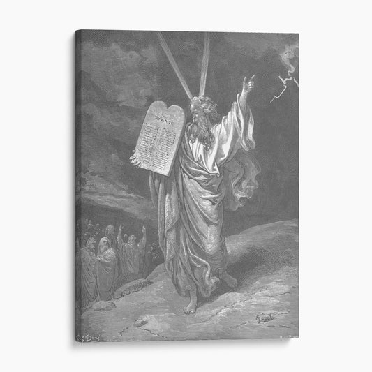 Moses Comes Down from Mount Sinai - Gustave Dore
