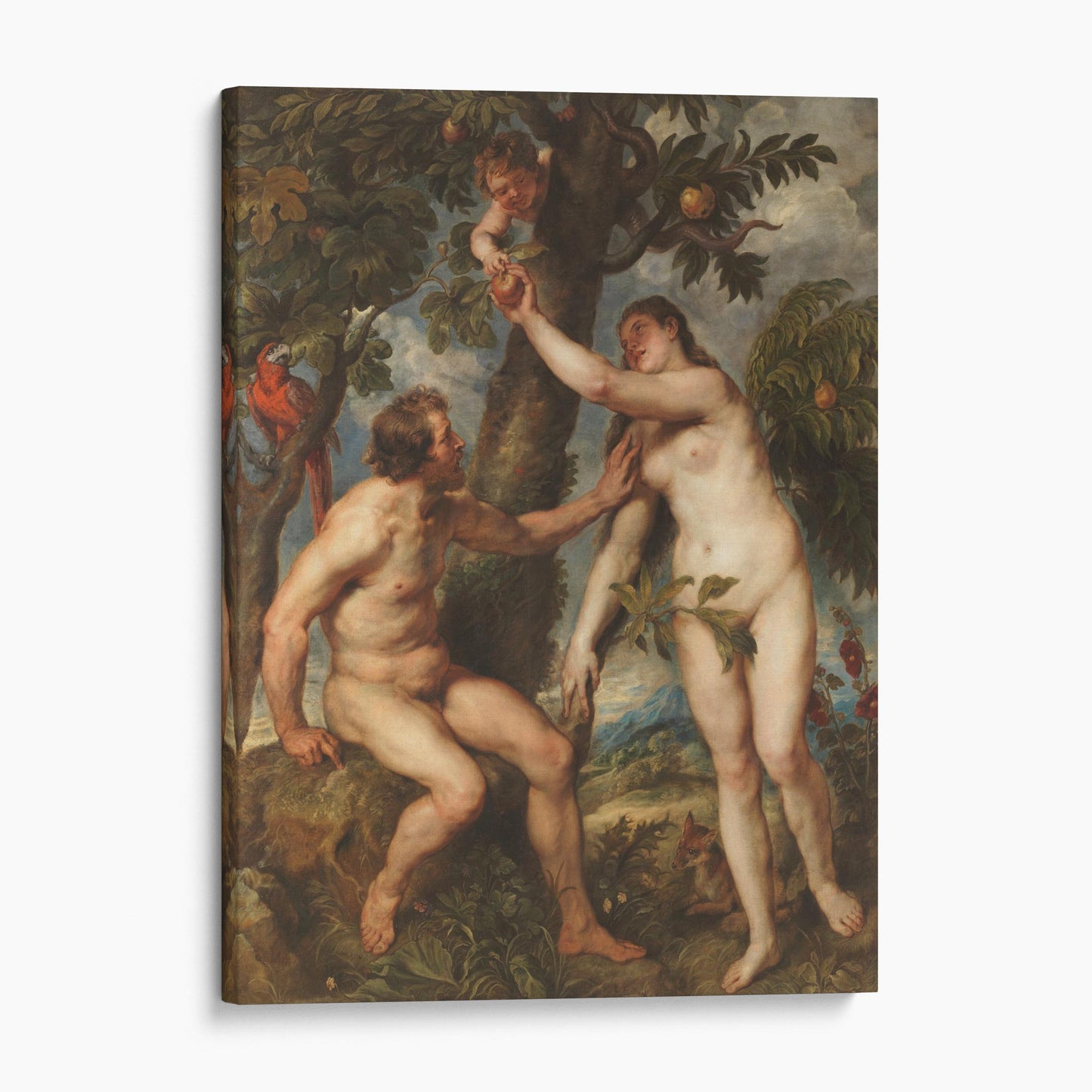 Adam and Eve, after Titian - Peter Paul Rubens