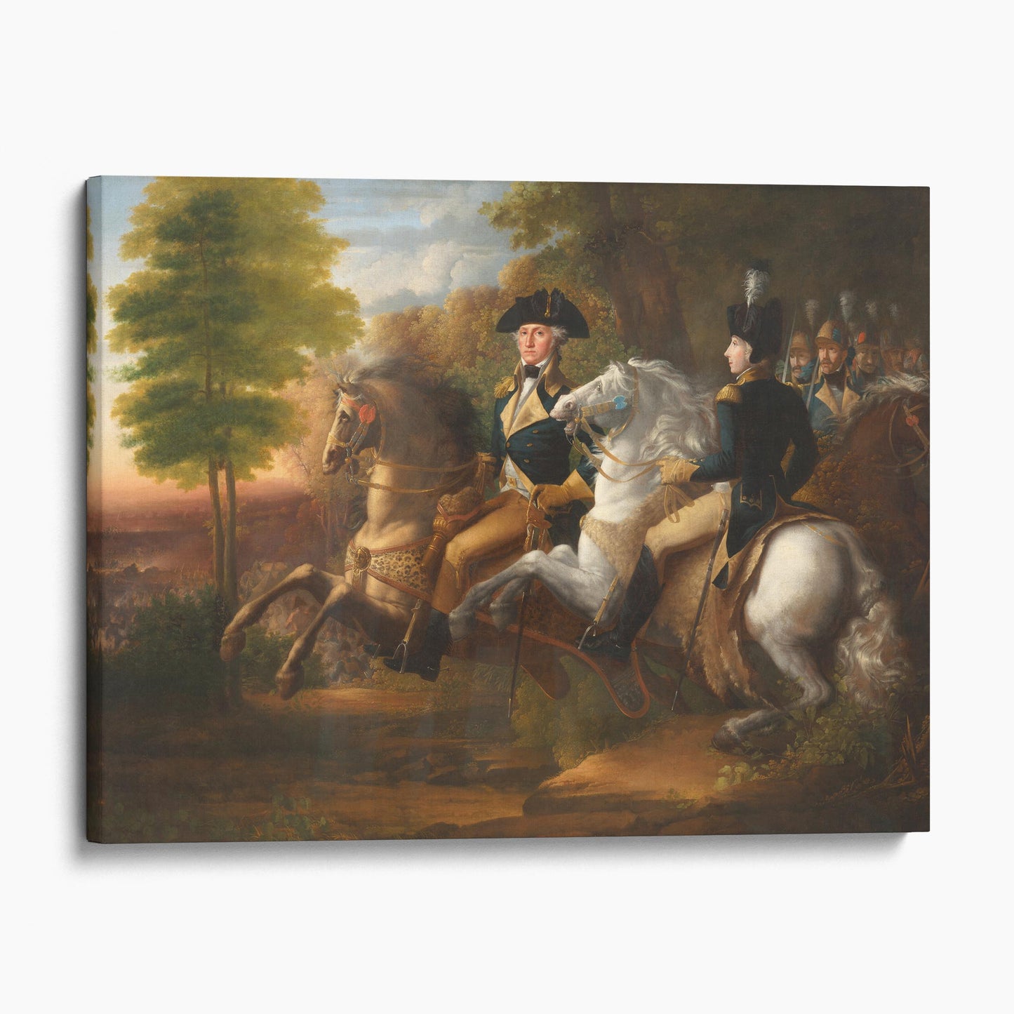 Washington and Lafayette at the Battle of Brandywine