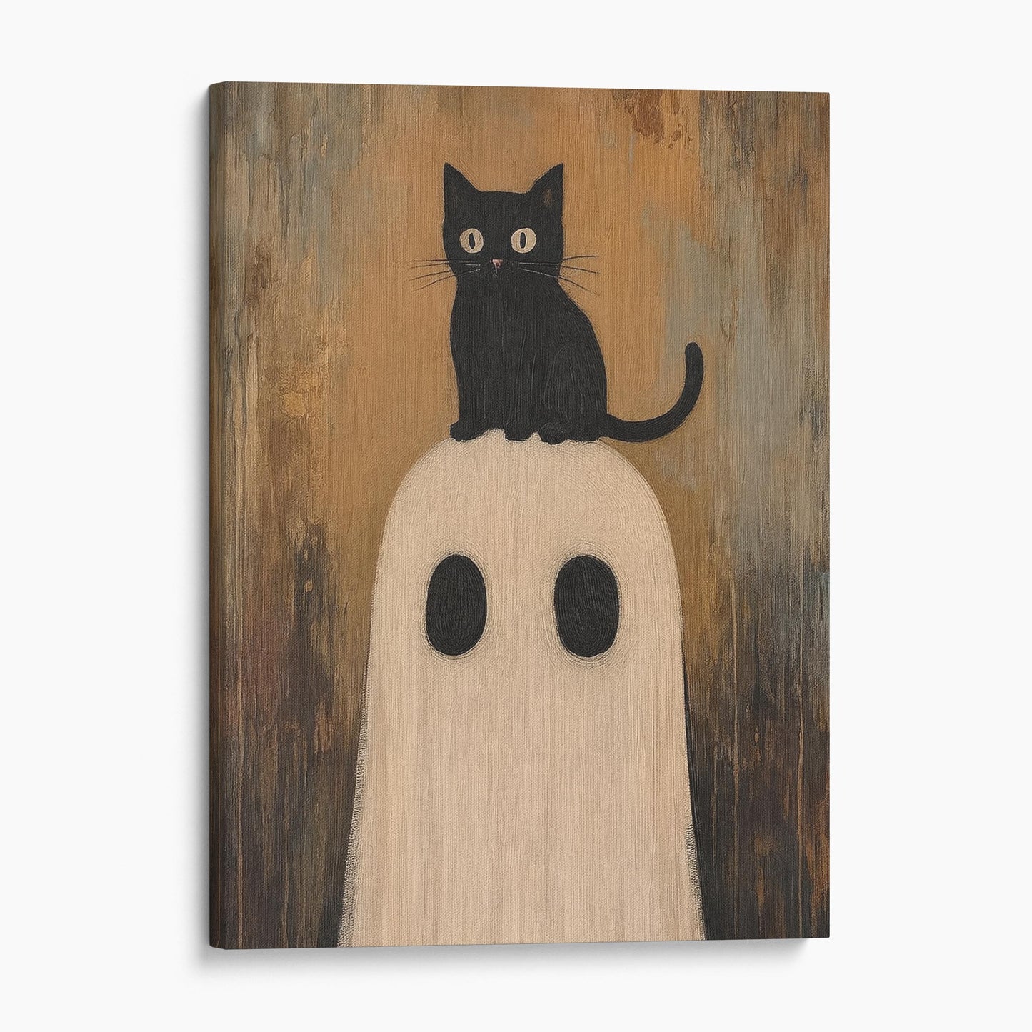 Ghost With Black Cat