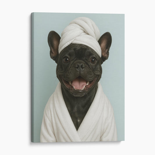 French Bulldog Bath Towel