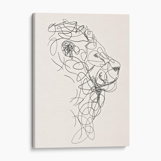 Lion Line Art