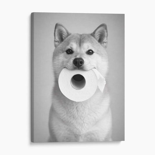 Shiba Inu Dog Toilet Paper