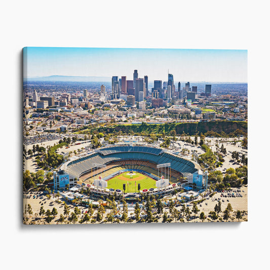 Dodgers Stadium & Los Angeles Downtown