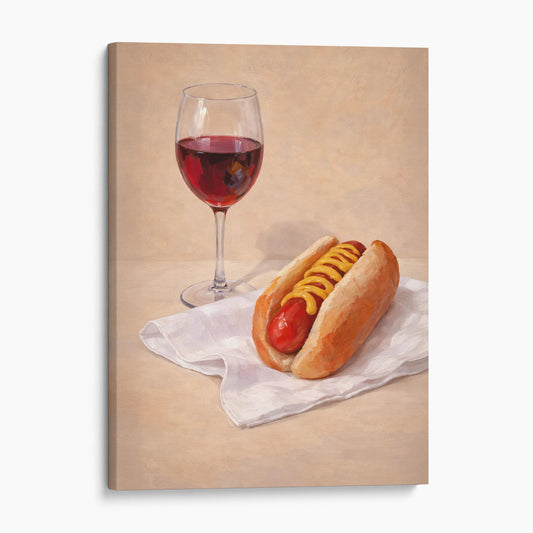 Red Wine & A Hot Dog