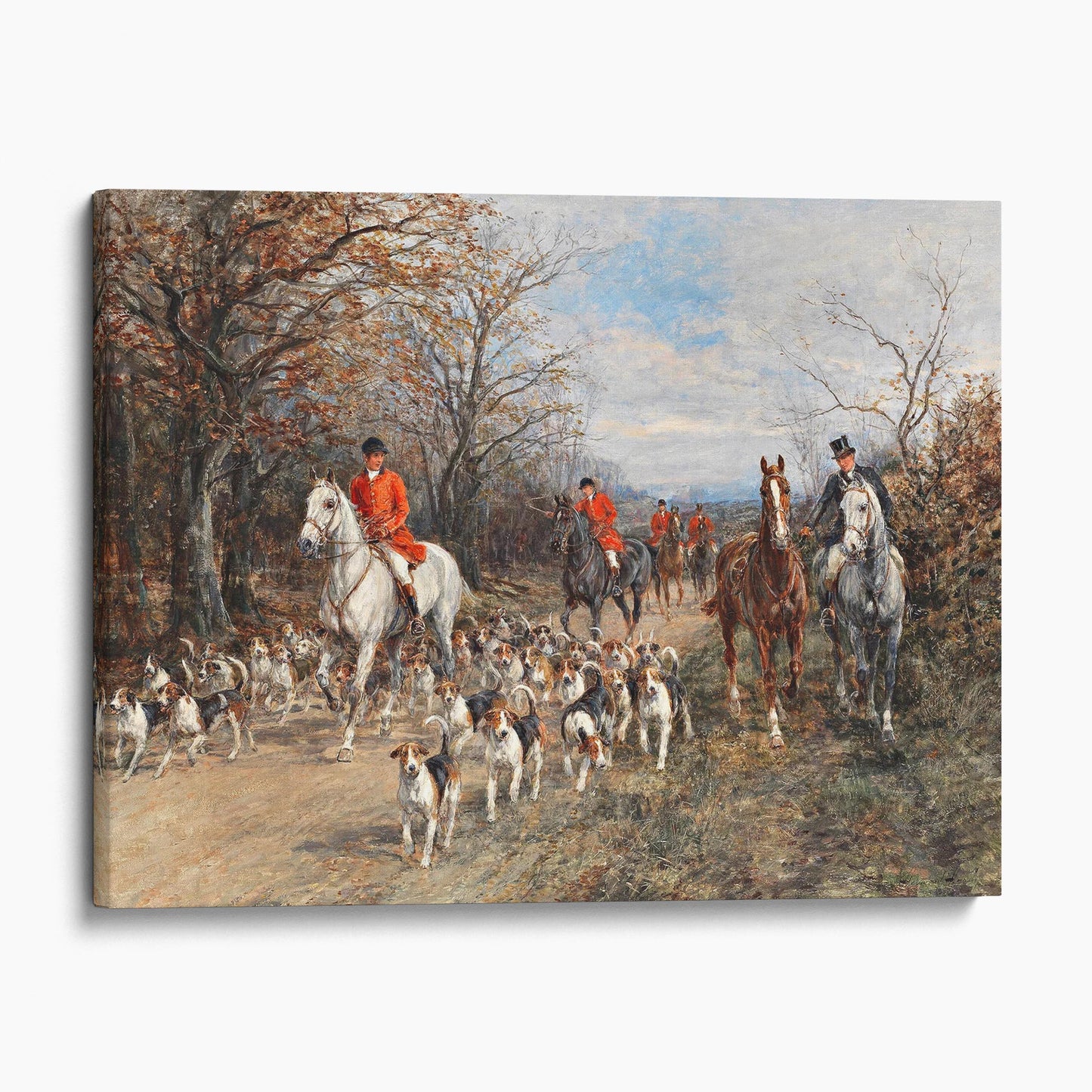 The Foxhunters c1890s by Heywood Hardy
