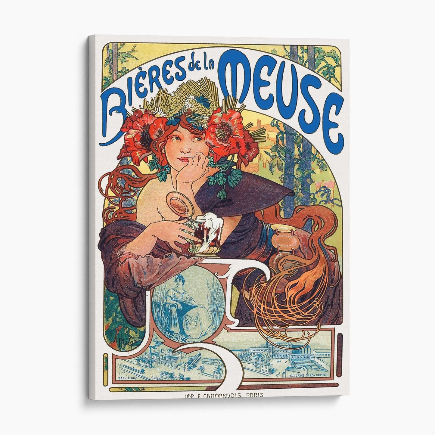Bieres De La Meuse - Alphonse Mucha