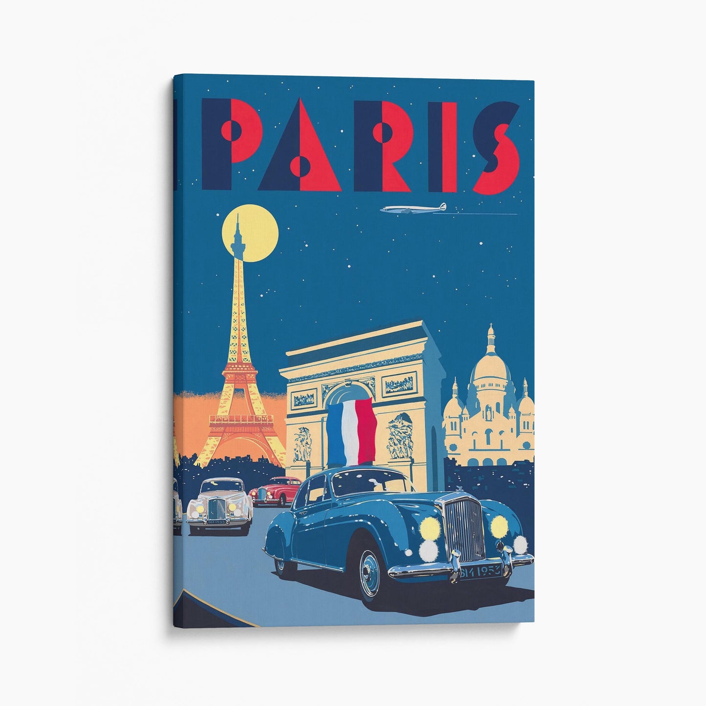 Paris Vintage Travel Poster