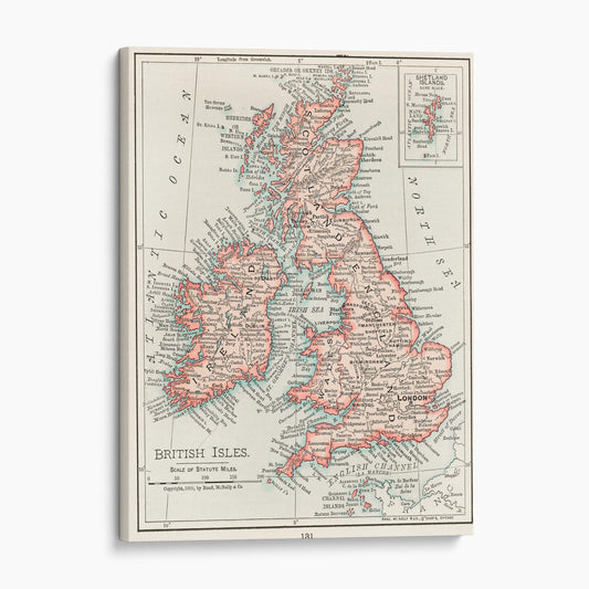 Map of the British Isles