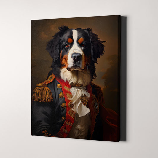 Bernese Mountain Dog Aristocrat Portrait