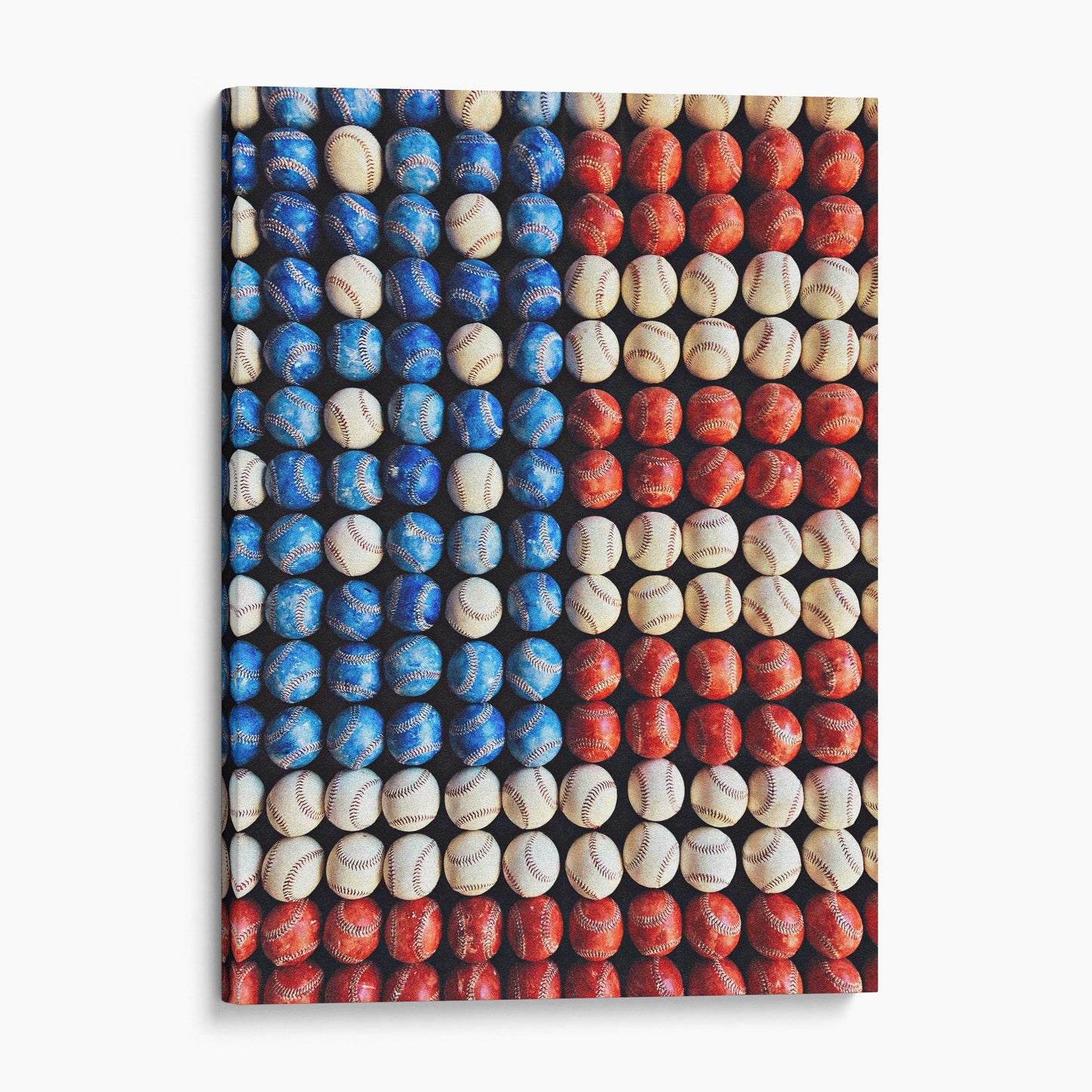 USA Flag Of Baseballs