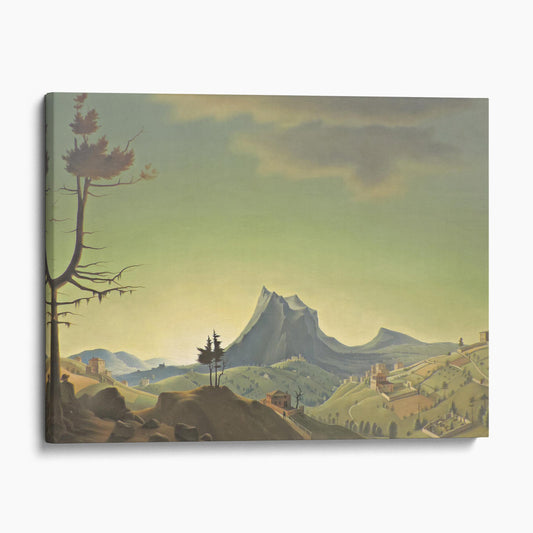 Evening Landscape (1933) by Franz Sedlacek