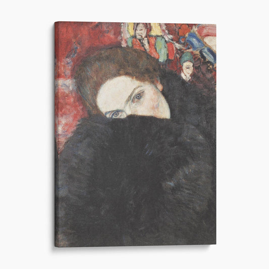 Lady With A Muff by Gustav Klimt