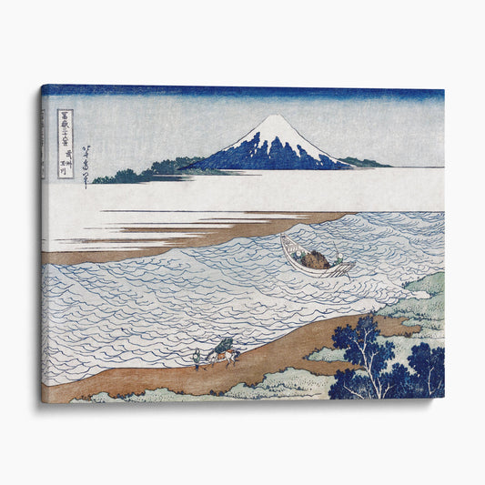 The Jewel River in Musashi Province by Hokusai