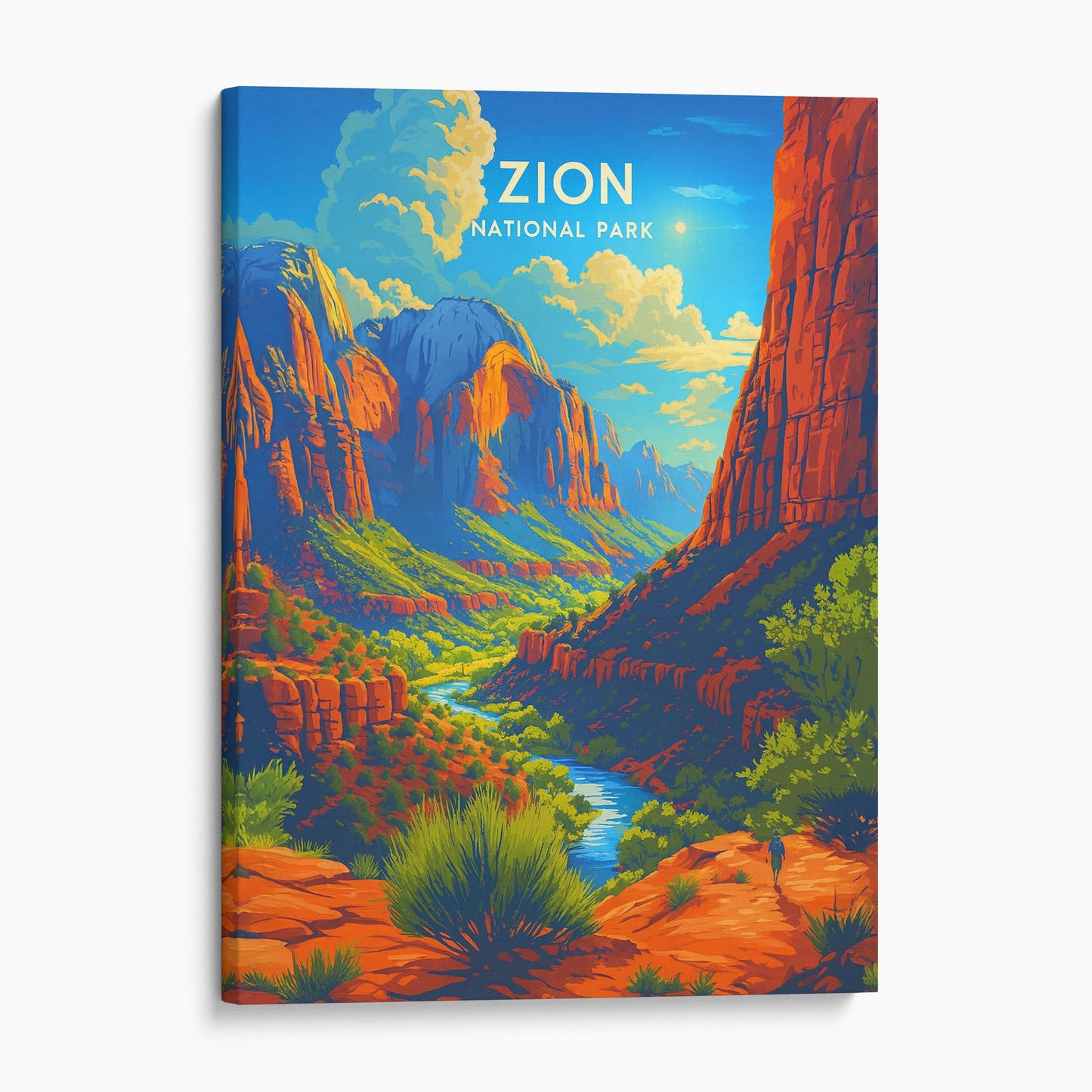 Zion National Park Travel Poster