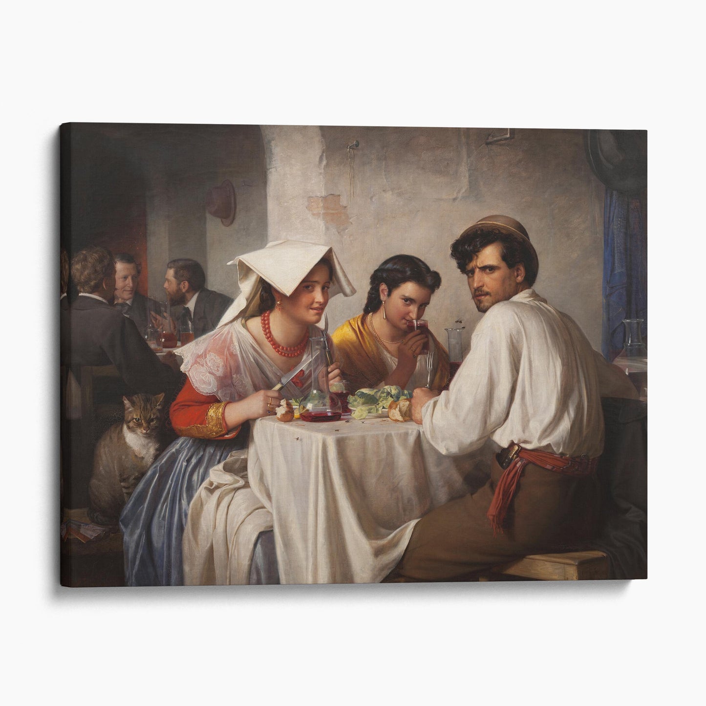 In a Roman Osteria by Carl Bloch