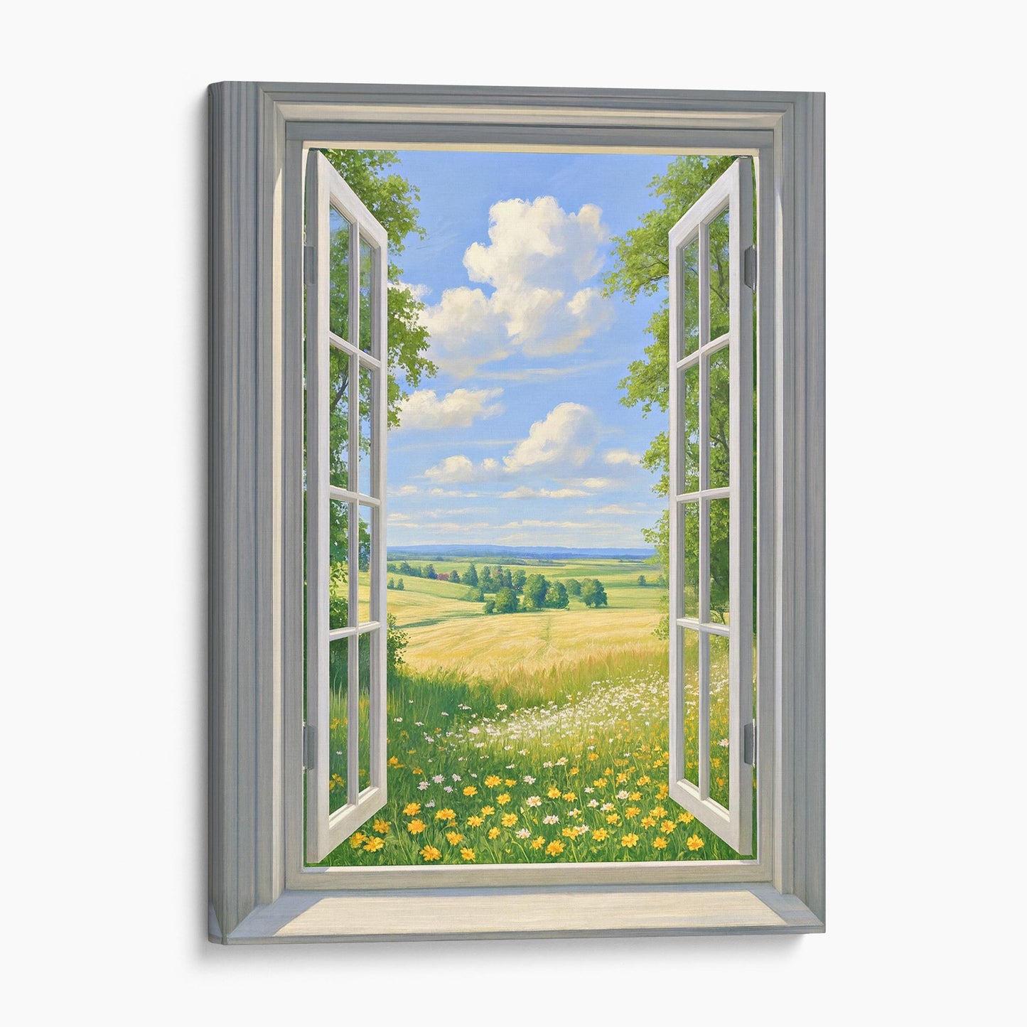 Open Window To The Countryside
