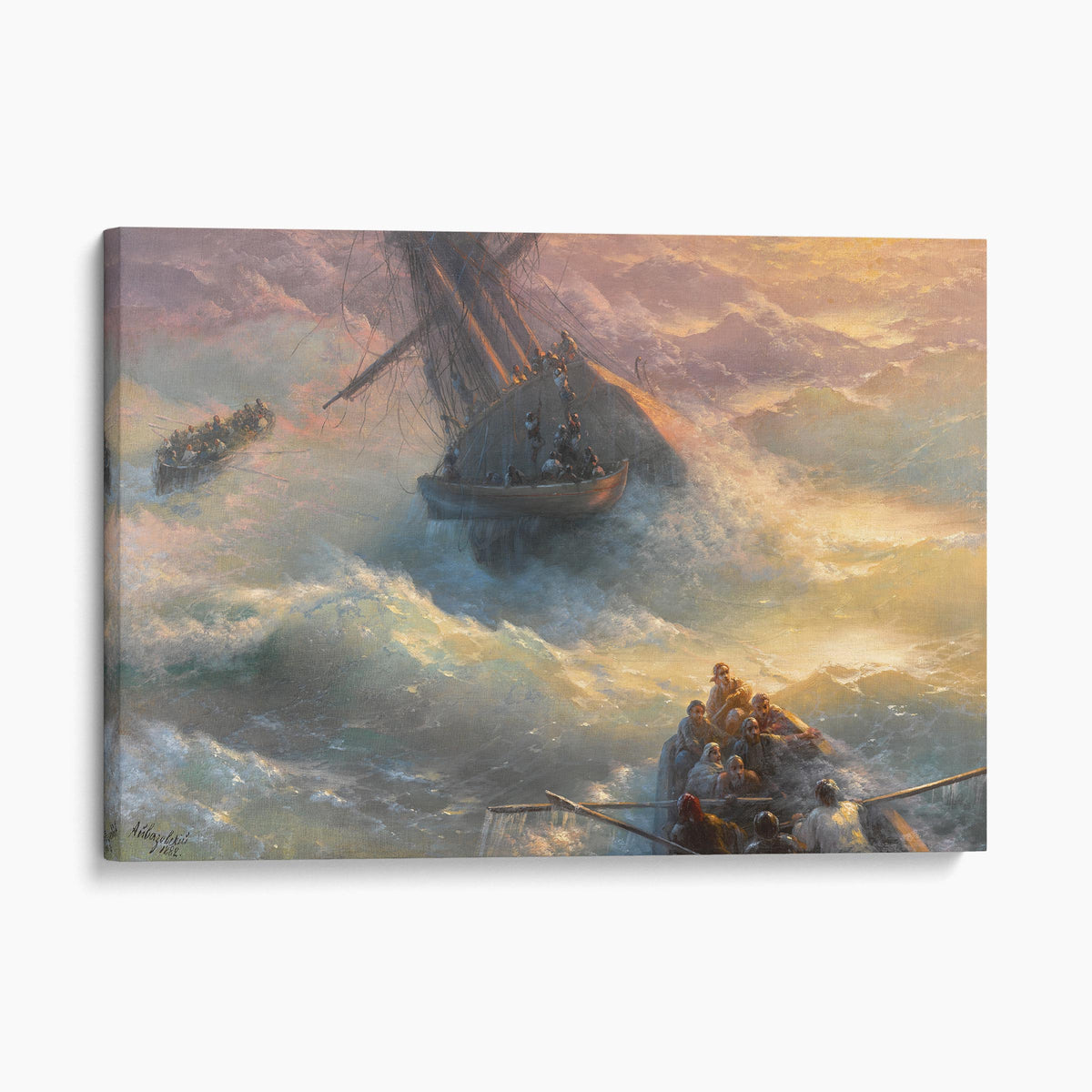 Abandoning Ship (1882) - Ivan Aivazovsky