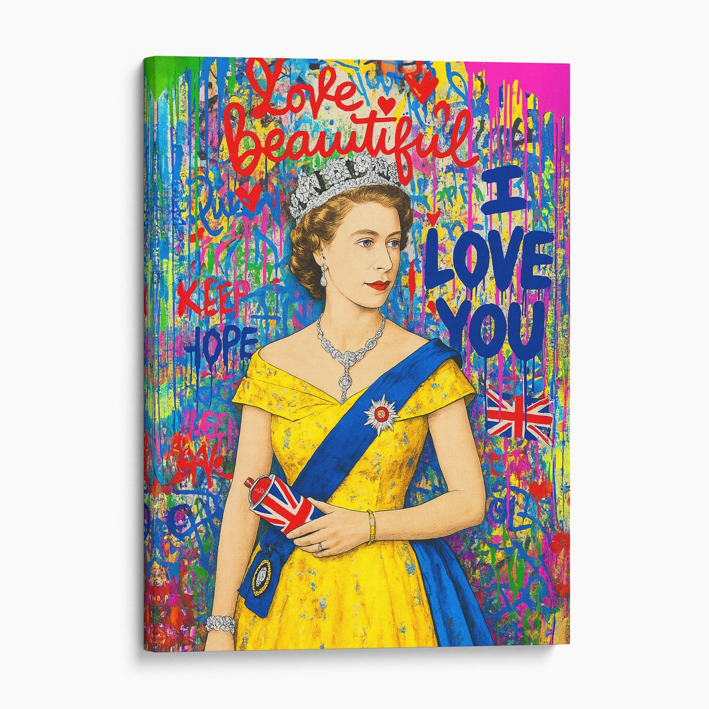 Queen Elizabeth Graffiti