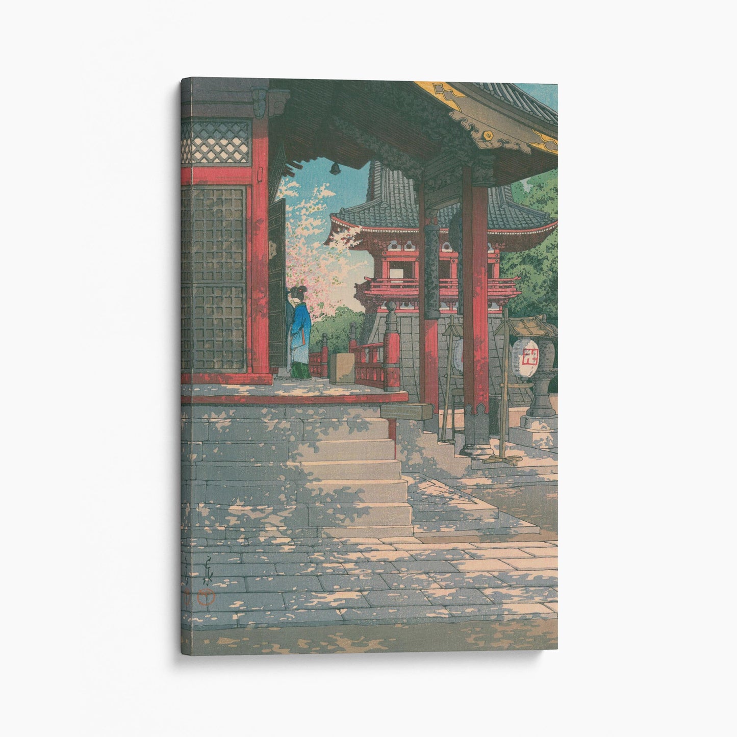 Meguro Fudō Temple - Kawase Hasui