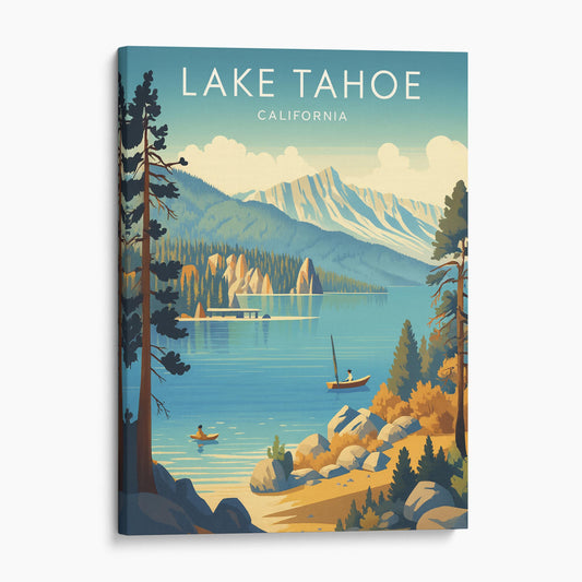 Lake Tahoe Travel Poster