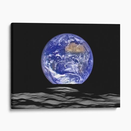 Earth Rise - View Of Earth From The Moon