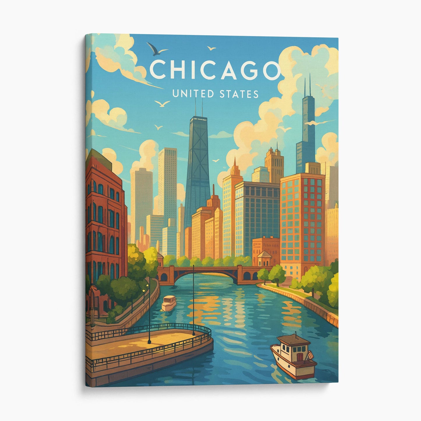Chicago Travel Poster