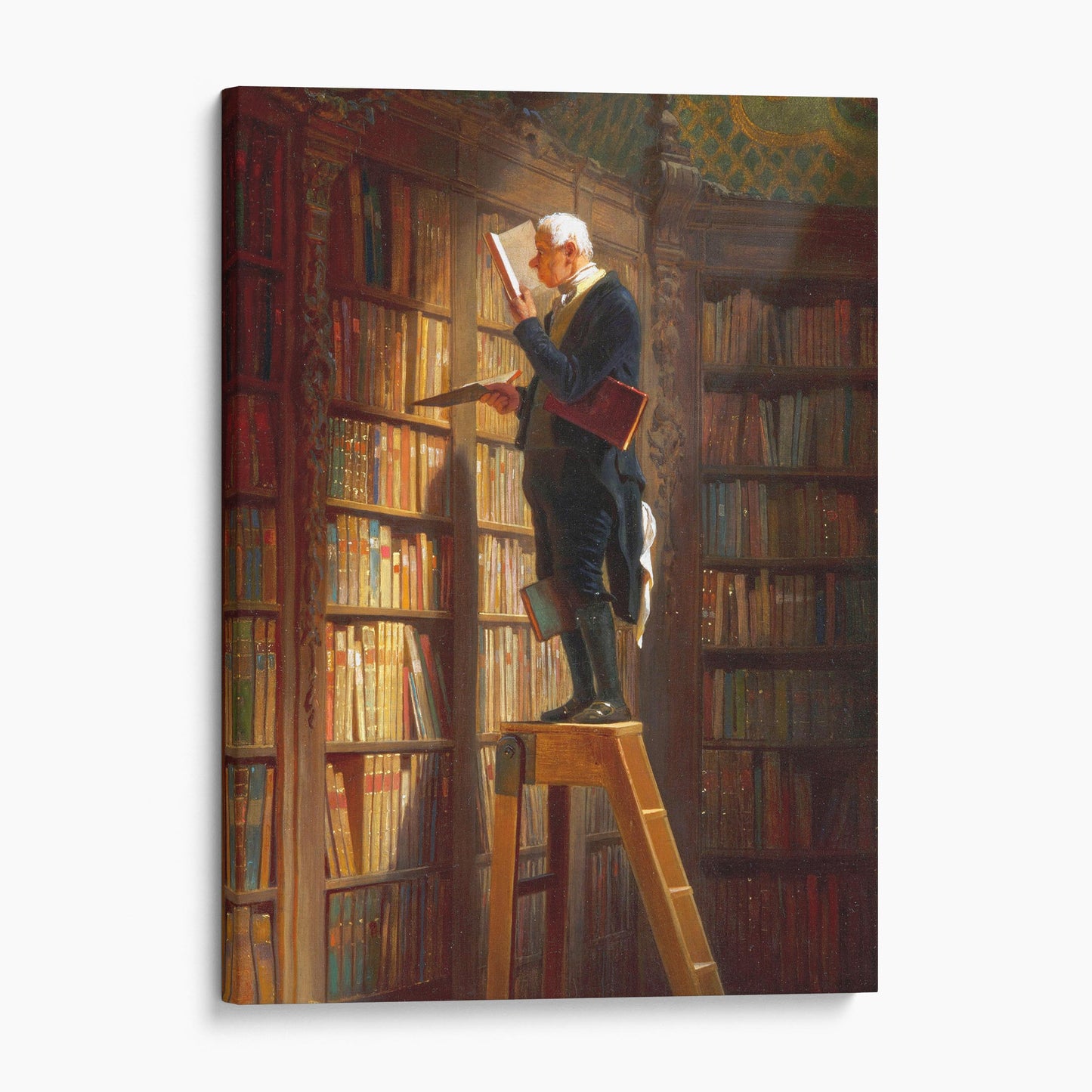 The Bookworm by Carl Spitzweg