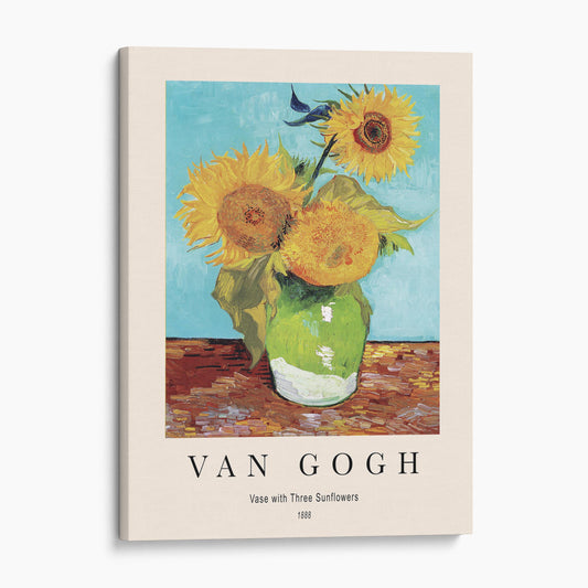 Vincent Van Gogh: Vase With Three Sunflowers