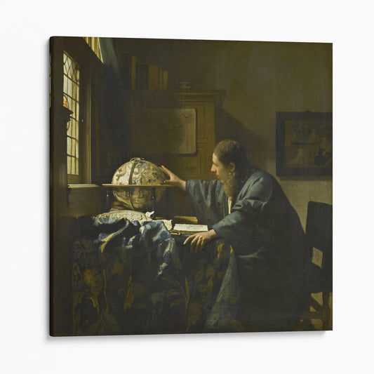 The Astronomer 1668 by Johannes Vermeer