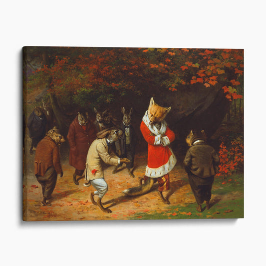 His Majesty Receives, 1885 by William Holbrook Beard