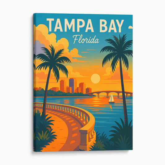 Tampa Bay Florida Travel Poster