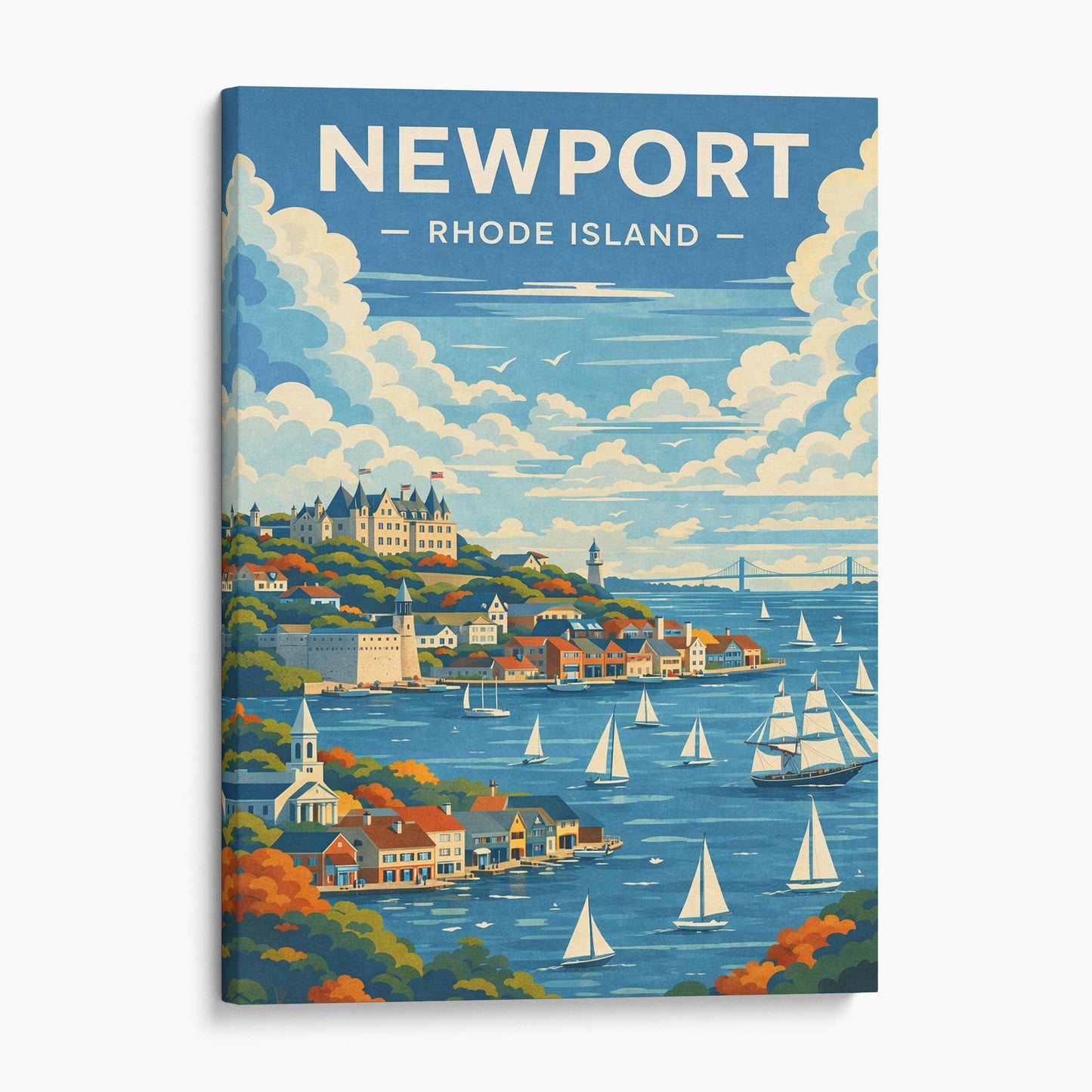 Newport Rhode Island Travel Poster