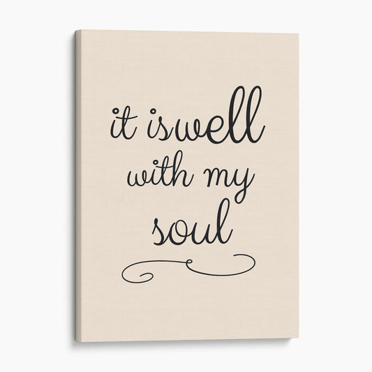 It Is Well With My Soul Wall Sign