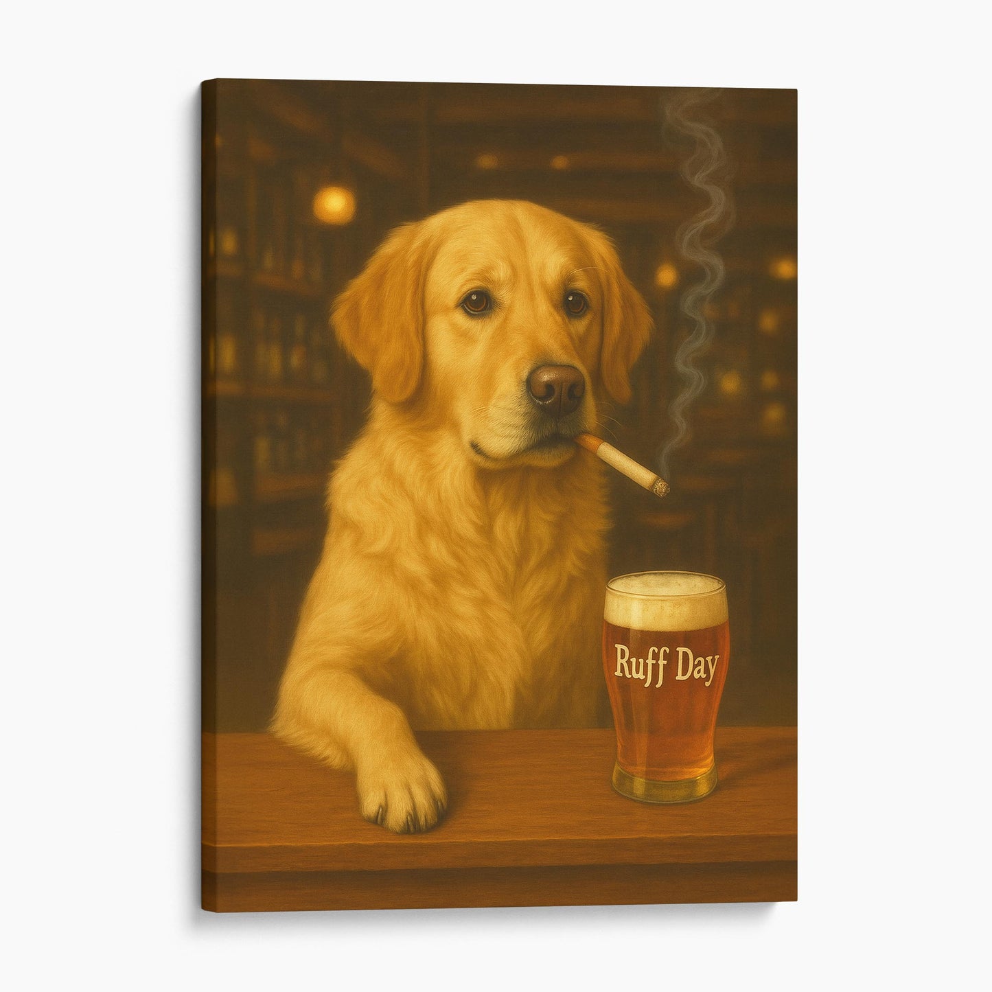 Golden Retriever Dog Ruff Day