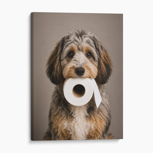 Aussie Doodle Dog Toilet Paper