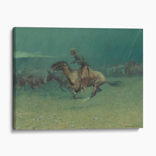 The Stampede by Frederic Remington