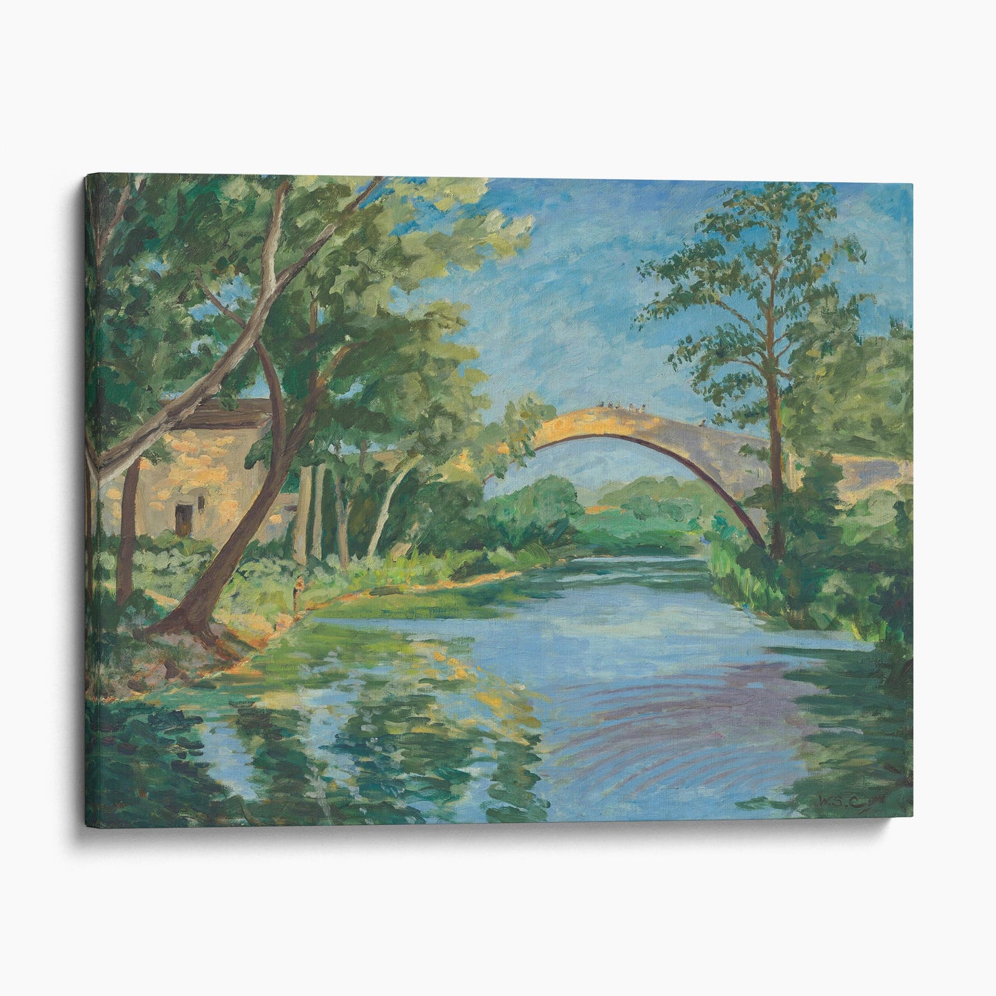The Bridge at Aix-en-Provence - Winston Churchill