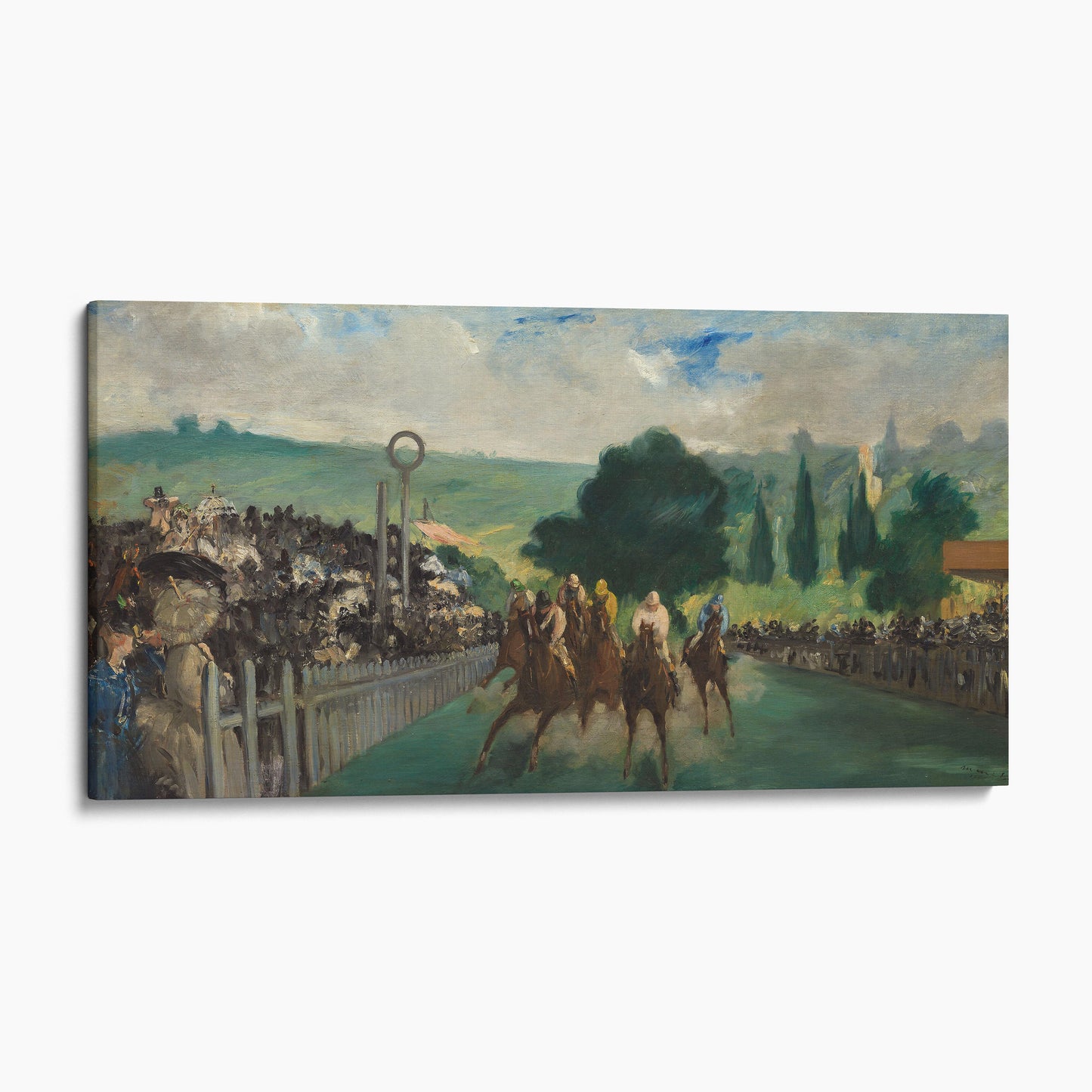 The Races at Longchamp by Édouard Manet