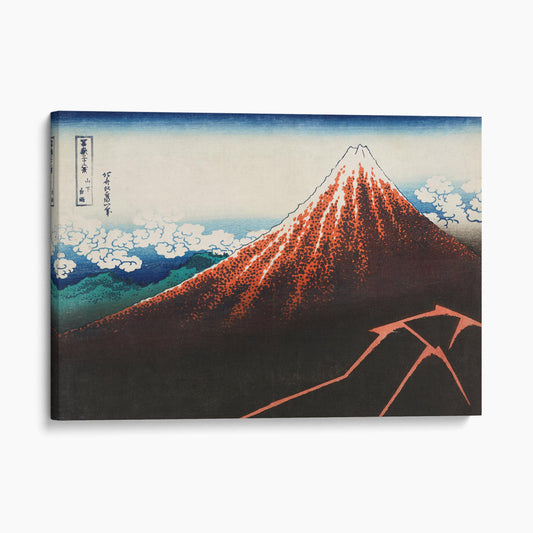 Rainstorm Beneath The Summit by Hokusai