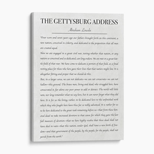 The Gettysburg Address by Abraham Lincoln
