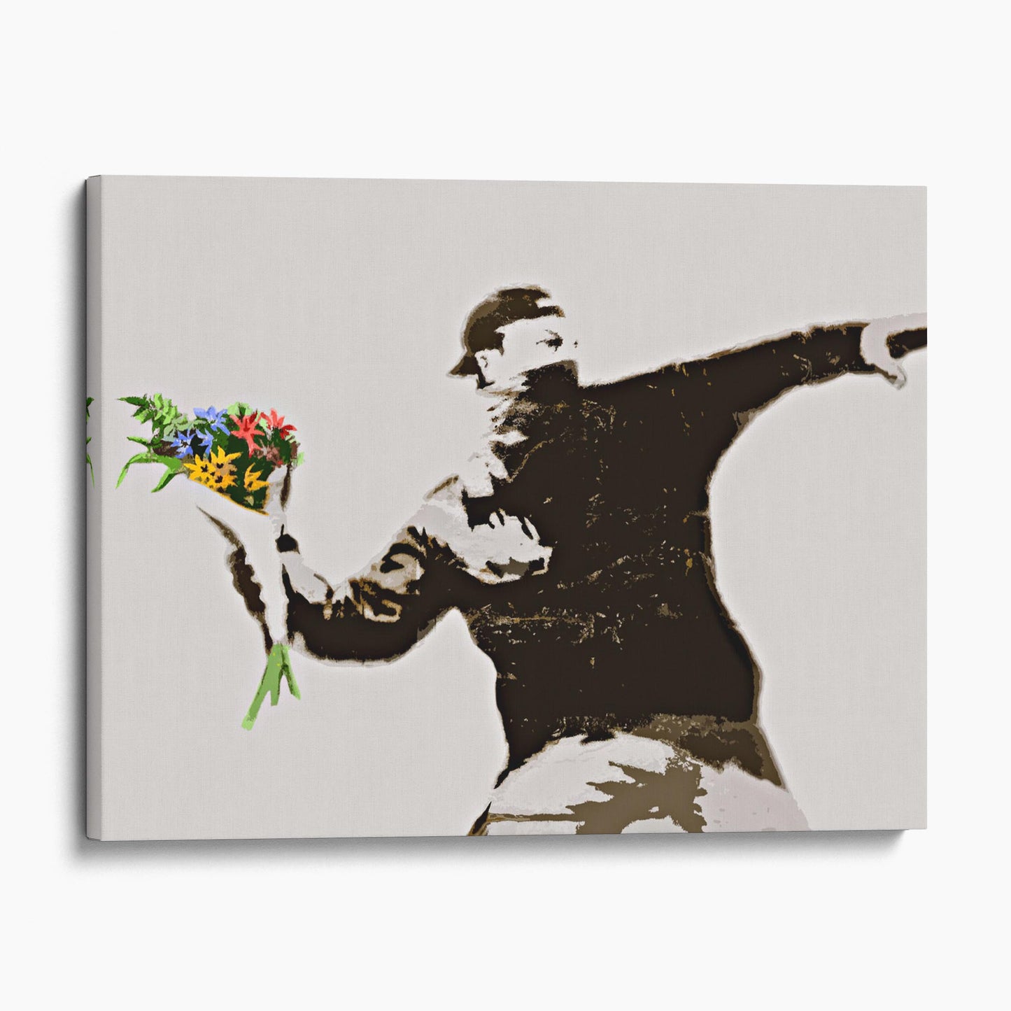 Banksy Flower Thrower