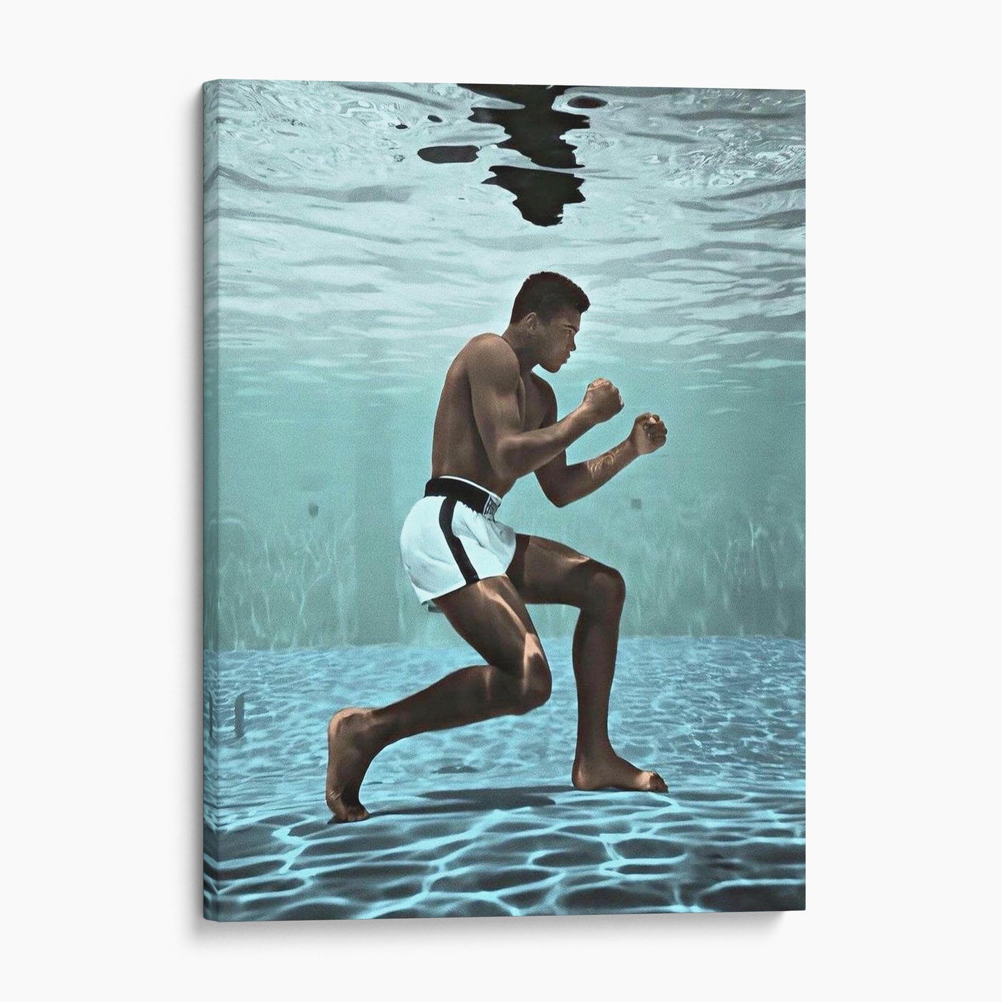 Ali Boxing Underwater